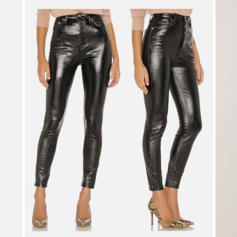We the free phoenix coated pants skinny jeans size 29